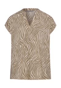 GALERIA - Shirtbluse Lori, Split-Neck, für Damen - TAUPE DOT
