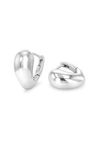 TOM TAILOR - Creolen für Damen, Edelstahl | Herz - Silber
