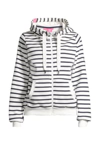 salzhaut - Sweatjacke SÖÖTE - RINGEL - Navy Offwhite