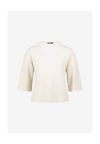 zero - Sweatshirt mit Fischgrätmuster - BeigeCream