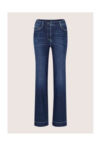 MADELEINE - Wide-Leg-Jeans aus Powerstretch - black