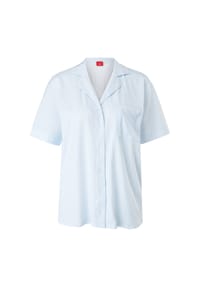 s.Oliver - Everyday Pyjama-Oberteil, Reverskragen, für Damen - 25183 DARK BLUE ST