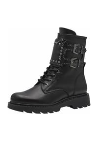 Tamaris - Biker Boots, Blockabsatz, Nieten, für Damen - 001 BLACK