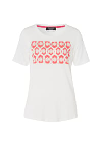 TUZZI - Shirt - lobster/ecru