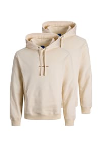 JACK & JONES - Sweatshirt / Hoodie 2er Pack Norrebro - Antique white