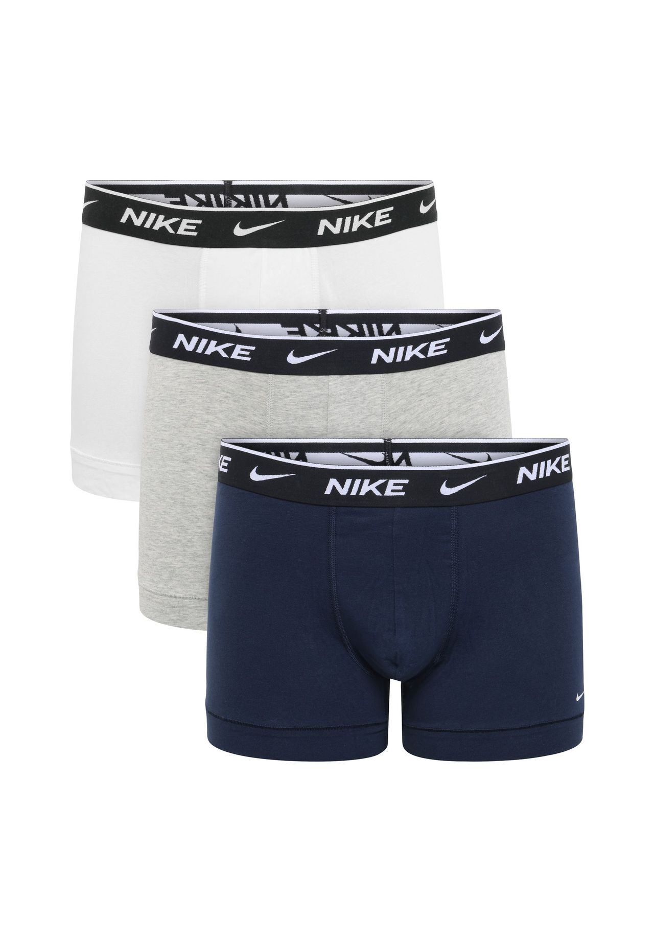 Nike Herren Schwarz/Grau 6P Everyday Essentials Cotton Stretch Trunk Baumwolle Medium - Bild 8