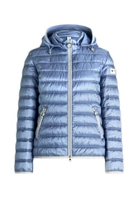 BETTY BARCLAY - Steppjacke mit abnehmbarer Kapuze - Stonewash