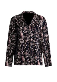 CALIDA - Damen Langarm-Shirt mit Knöpfen aus TENCEL™ Modal und Seide Favourites - black