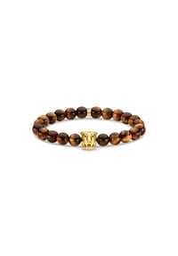 Thomas Sabo Rebel at heart - Armband Tiger - gelbgoldfarben, braun, schwarz