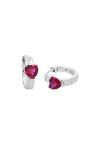 amor - Mädchen Creolen, 925er Silber - silber