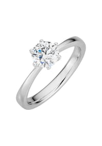 LYOMI - Ring 585/- Gold 1 Diamant Lab Grown 1,0ct. - weiß