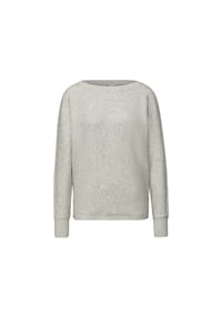 Street One - Pullover , Rippbündchen, für Damen - 17150 BLUE MEL.