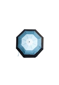 COFI - Regenschirm mit Schutzhülle - Teleskop Taschenschirm ø100 cm Grün - Blau 100 cm