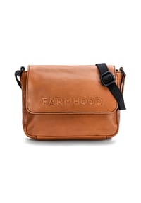 FARMHOOD Memphis - Memphis Umhängetasche Leder 22 cm - black