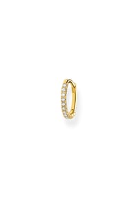 Thomas Sabo Charming - Einzel Creole weiße Steine gold - silberfarben