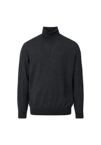 Venti - Herren Rollkragenpullover uni - Dunkelgrau