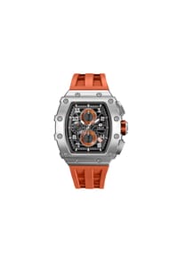 TSAR BOMBA ELEMENTAL - Herren Armbanduhr "TB8204Q-11" - ORANGE