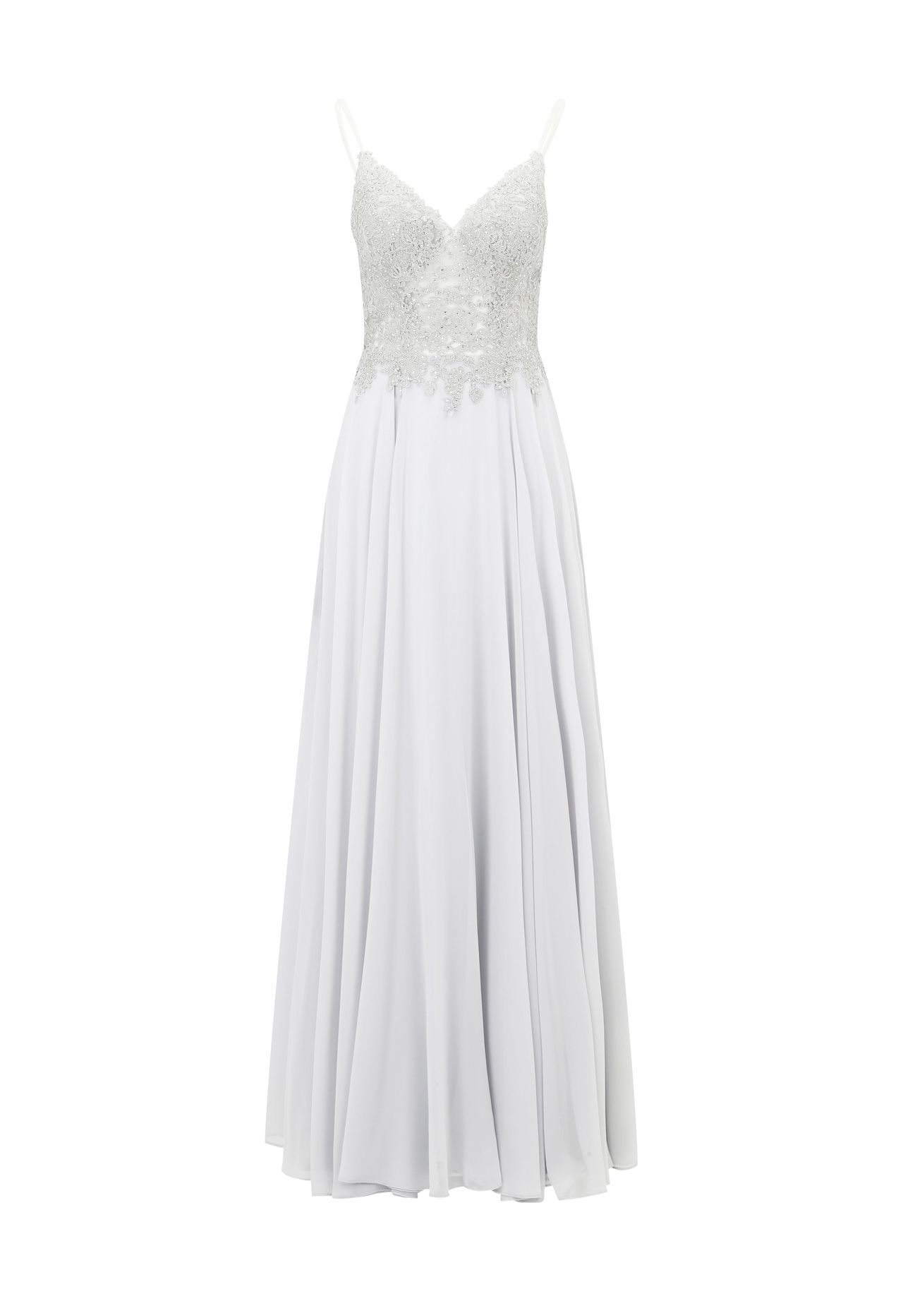 MASCARA© LONDON Cocktailkleid, Spitzenbesatz, Paillettenverzierung, V