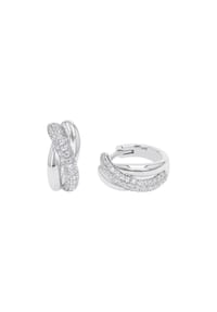 JOOP! - Creole für Damen, Silber 925, Zirkonia - Silber