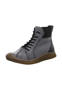 GeMiNi® - Schnürstiefelette - grau/schwarz