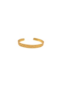 LES REINES - Trianglace – Armspange, 24K vergoldet - Gold