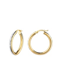 CELESTA® - Damen Creolen, 375er Gelbgold - GELBGOLD