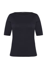 zero - Basic Shirt mit U-Boot-Ausschnitt - Deep Sky