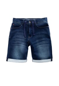 AKITO TANAKA - Sweatshorts elastische Jogg Shorts - dunkelblau