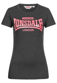 LONSDALE™ - Frauen T-Shirt TULSE - Marl Black