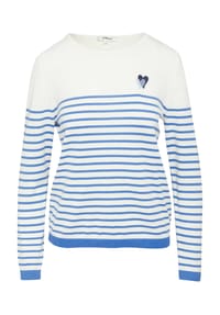 s.Oliver - Strickpullover, Rippbündchen, für Damen - 55G1 BLUE