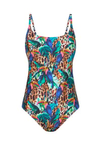 ROSA FAIA - Badeanzug Deep Jungle Mona, schmale Träger, für Damen - 009 ORIGINAL