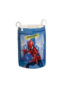 MARVEL - Spiderman Laundry Bag – Aufbewahrungsbeutel 50x32 cm Kinderzimmer - Blau 50x32 cm