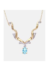 Diamant L'eternel - Halskette, mit 0.04 ct Diamant, 375 Gelbgold - gold