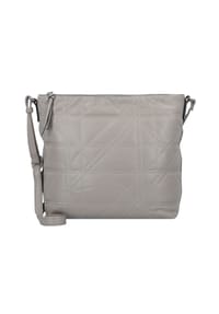 TOM TAILOR JUANA - Schultertasche "Tierra", Reißverschluss, Steppung, für Damen - TAUPE