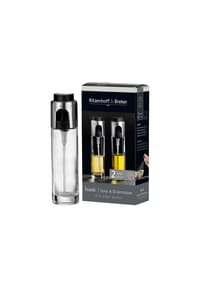 RitzenhoffAndBreker Essig & Öl Zerstäuber Basic 100 ml 2er Set transparent-silber - BASIC - transparent-silber