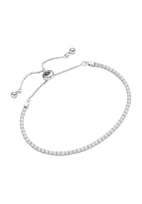 SMART JEWEL® - Damen Tennisarmband, 925er Sterling Silber - silber