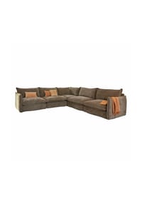 LOBERON - Sofa Illingworth dunkelbraun - dunkelbraun