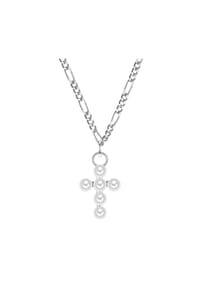 GLANZSTÜCKE MÜNCHEN - Kette mit Anhänger Sterling Silber Süßwasser-Zuchtperle weiß - silber