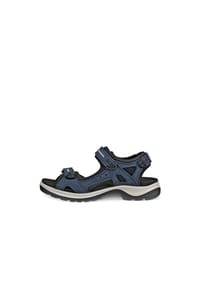 ecco® - Outdoor-Sandalen "Offroad", Leder, Klettverschluss, für Damen - black/mole/blac
