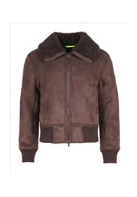 No. 1 Como - Jacke CLEVELAND Mit Teddyfellkragen - BROWN
