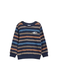 s.Oliver - Sweatshirt, Rippbündchen, für Kinder - 59A1 BLUE