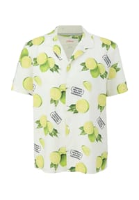 s.Oliver - Freizeithemd, Comfort Fit, Kurzarm, Reverskragen, für Herren - 01A2 WHITE