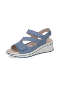 Caprice - Sandalen, Keilabsatz, für Damen - 343 TAUPE SUEDE