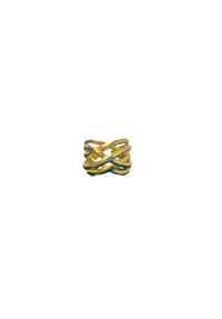 LES REINES - The Costellate – Statement-Ring, 24K vergoldet - Gold