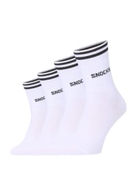 SNOCKS - Socken, Rippbündchen - WHITE