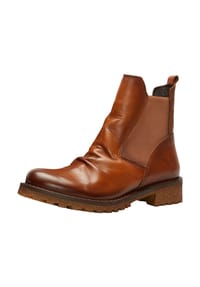 Felmini - Leder/Textil Stiefelette - Mittelbraun