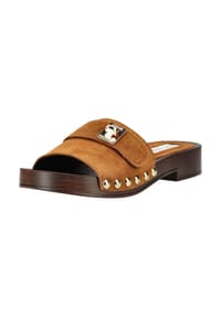 STEVE MADDEN - Leder Pantoletten - Chestnut