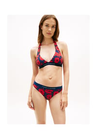 TOMMY HILFIGER - Bikini, Classic, Neckholder, für Damen - 0KQ POPPY D. NAVY