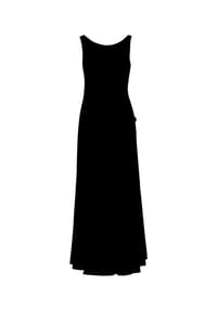 Vera Mont - Abendkleid mit Volant - Night Sky