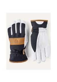 HESTRA - Handschuhe Voss CZone - 5 finger Schwarz/ Kork - mehrfarbig